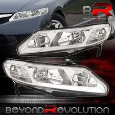 For 2006-2011 Civic 4 Door LED Tube Replacement Headlight Signal Assembly Clear