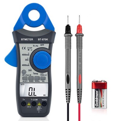 Clamp Multimeter BT-870K, DC AC Digital Voltage Current Meter, Auto Electric ...