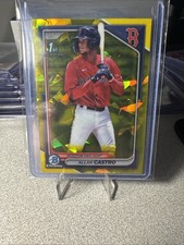 2024 Bowman Sapphire Edition - Chrome Prospects Allan Castro #BCP-14 Yellow /75
