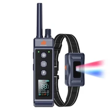Dog Training Collar, 1400 Yards Remote with Full Color LCD Display, 3 Effecti...