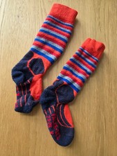 Calze da sci Falke bambino - taglia 23-26 - rosso/blu a righe