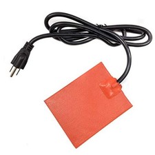 ENGINE BLOCK HEATER Pan 3M Stick on Pad 120V U.S.A. / Long CORD - Designed