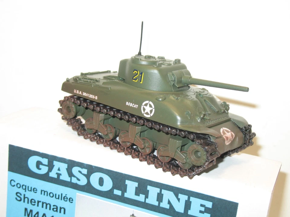 SOLIDO, Carro Sherman Coque Moulded Militare USA 21 Gasoline - Immagine 3 di 4