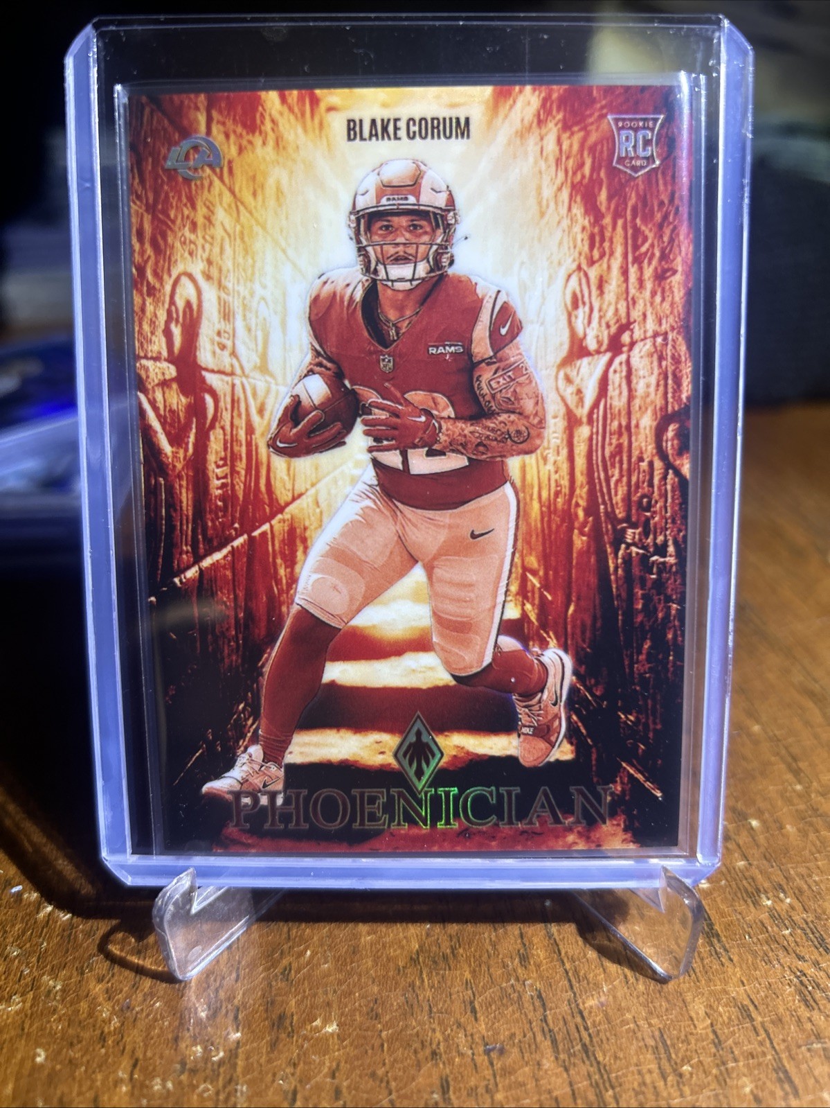 Blake Corum RC Phoenician 2024 Phoenix Football Case Hit - SSP - PHO-BCM LA RAMS
