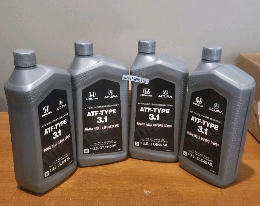 リニューアル濃度up⭐︎CRDP 1ml ATF 4x QUARTS ACURA Genuine ATF Type 3.1 9SPD Transmission NEW SEALED