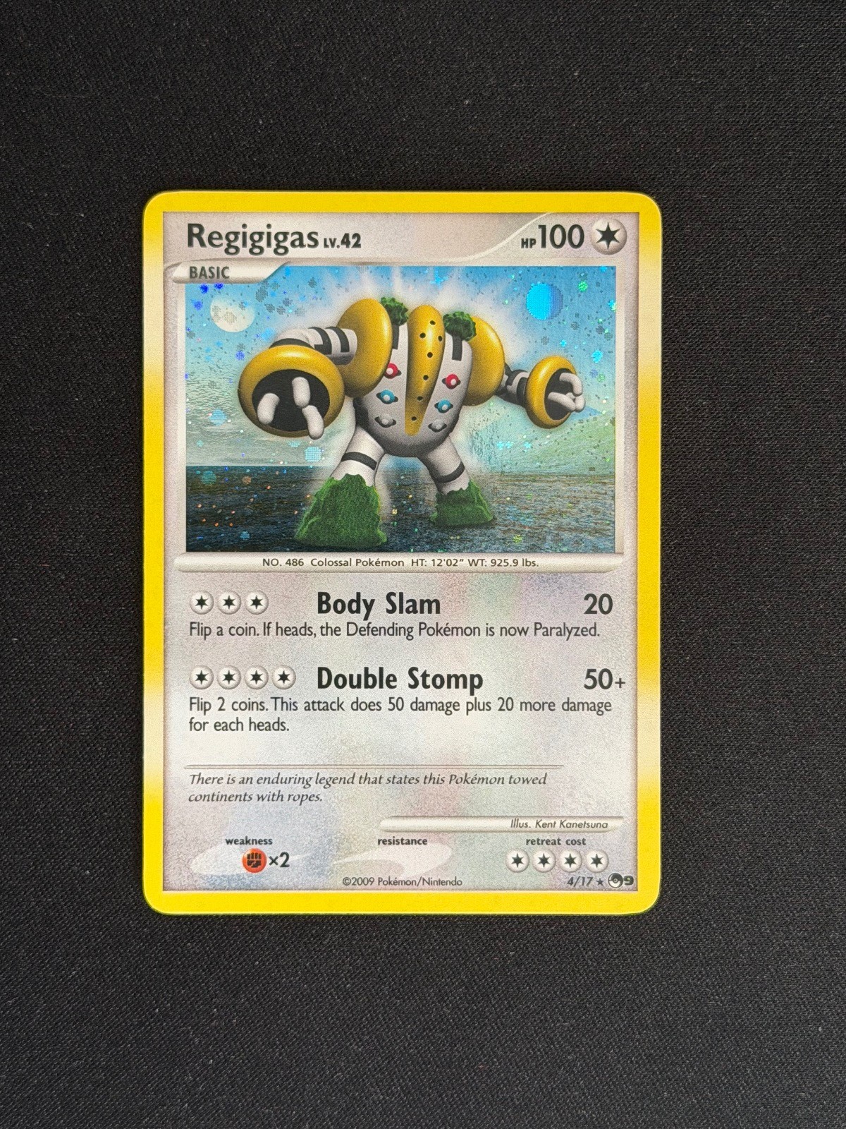 Regigigas 4/17 Rare POP Series 9 Pokemon Holo Near Mint