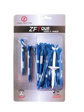 Zero Friction Tour 3-Prong Golf Tees 2-3/4 Inch, Blue, Pack 2-3/4-Inch, Blue