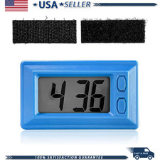 Car Dashboard Digital Clock Clear Lcd Display Battery Operatedcolor Blue Car Dashboard Digital Clock Clear Lcd Display Battery Operatedcolor Blue