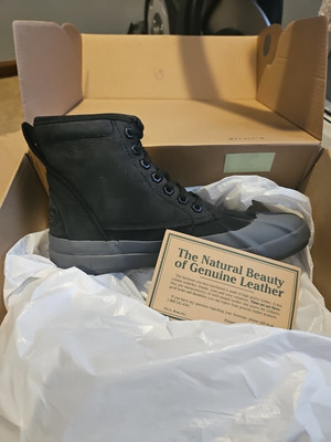 LL Bean Bar Harbor Duck Boots. Women's Sz 7 Leather NWT