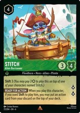 4x Stitch - Alien Buccaneer - 72/204 - Rare NM-Mint Disney Lorcana: Azurite Sea