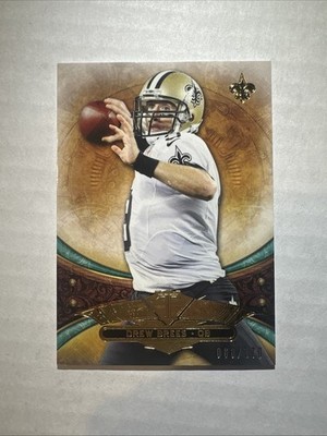 2013 Topps Triple Threads Emerald /170 Drew Brees #88 New Orleans Saints