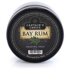 Captain's Choice BAY RUM Shaving Soap - 5 oz.