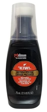 KIWI Instant Polish Shoe Conditioner 75mL Restores Black Leather