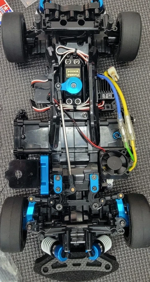 RARE Tamiya 1/10 M05 VW Race Car w/ Hop-up Option Parts Aluminum Servo ESC Motor - Image 2 of 4