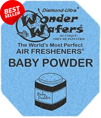 Air Fresheners 25Ct. Individually Wrapped, Baby Powder Fragrance