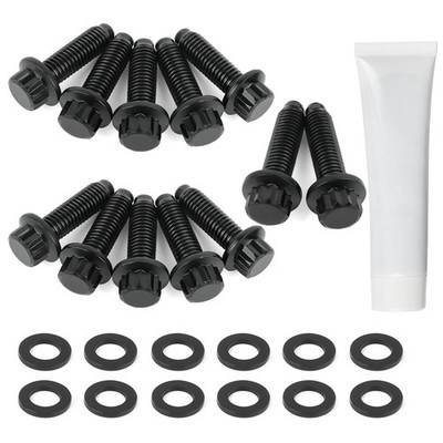 Up Pipe Bolt Set for 2001-2016 GMC Sierra 2500/3500 Duramax 6.6L V8 Diesel -12PC