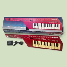 YAMAHA SHS-10 FM Digital Keytar Shoulder Keyboard Red Vintage 80s MIDI w/ Box