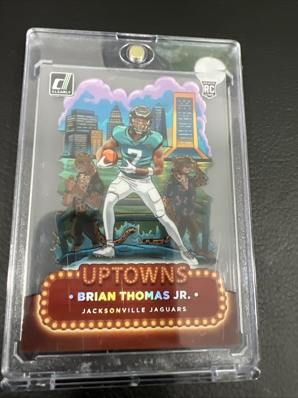 2024 Panini Clearly Donruss Brian Thomas Jr Rookie Uptowns Case Hit Jaguars SSP