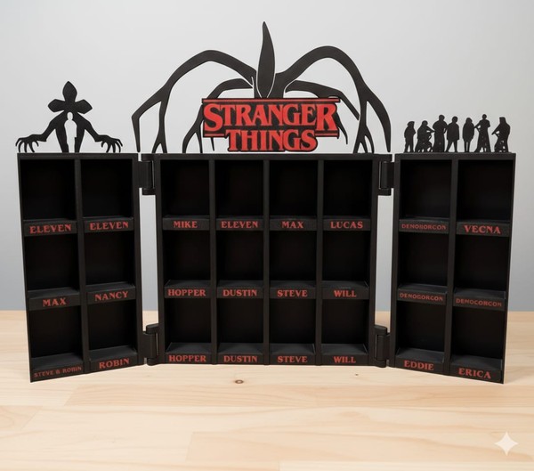 Expositor STAND Negro Stranger Things Kinder Joy