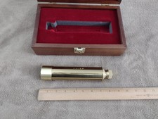 Unitron 30x40mm Telescope in Wooden Case with Lucent Technologies Logo