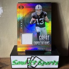 2019 Panini Illusions RC Hunter Renfrow Rookie Jersey Card Raiders. rookie card picture