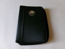 ALFA ROMEO PORTA LIBRETTI ORIGINALE A.ROMEO VINTAGE EPOCA COME DA FOTO NERO