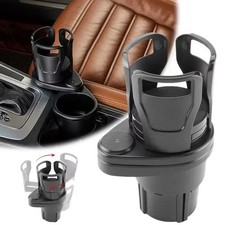 Adjustable Dual Cup Holder Car Mount Multifunction With Phone Holder Car Cup-1pc