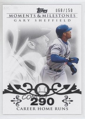2008 Topps Moments & Milestones 68/150 Gary Sheffield #52 0b5