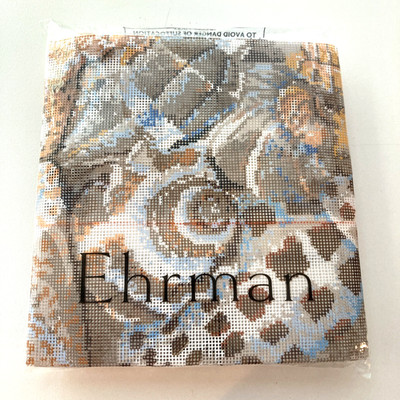 Ehrman Needlepoint Kit Shells on the Sand by Kaffe Fassett 1995 20'' x 16''