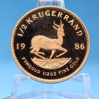 Südafrika 1/2 Rand Krügerrand 1986 1/2 Oz Gold Vz (proof)