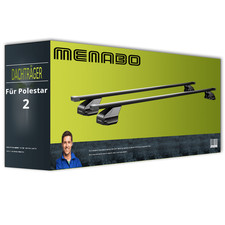 Menabo Omega Black - Dachträger - Stahl - für Polestar 2 Typ 534 NEU