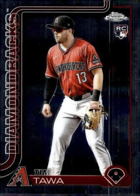 TIM TAWA RC 2025 Topps Chrome Update Base #USC104 ROOKIE Diamondbacks  ID:155136