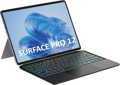 Surface Pro 12 Keyboard Case, Bluetooth Wireless Magnetic Detachable Type Cover