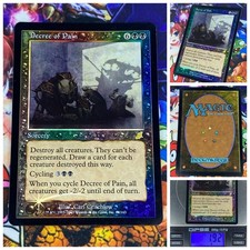 MTG Decree Of Pain 🇬🇧 🟡 NM FOIL Magic the Gathering Scourge / Plagen 2003 OG