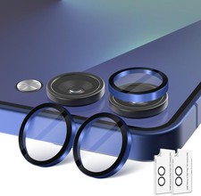 2 Sets Camera Lens Protector for Samsung Galaxy Z Flip 7/Z Flip 7 FE - Blue