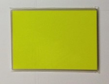 20 gelbe laminierte Preisschilder 111 x 154 mm für Obst und Gemüse mit Aufdruck