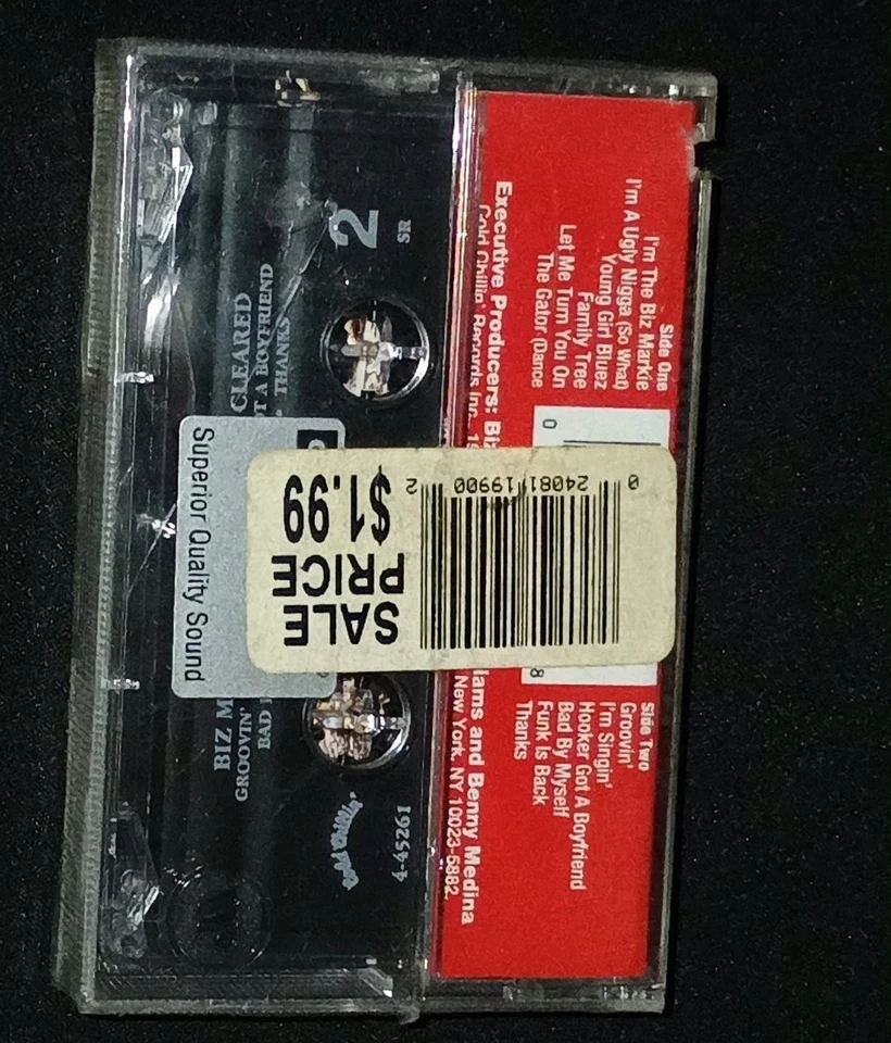 NEW BIZ MARKIE Cassette Tape ALL SAMPLES CLEARED 90s Rap Hip Hop New/Sealed - Image 2 of 2