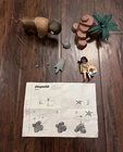 Vintage Playmobil Wolf Clan Hunter Buffalo Western Indian #3874 No Box Partial