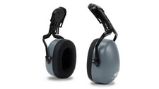 Cap Mounted Earmuffs Hearing Protection Grey Safety Ear Defenders