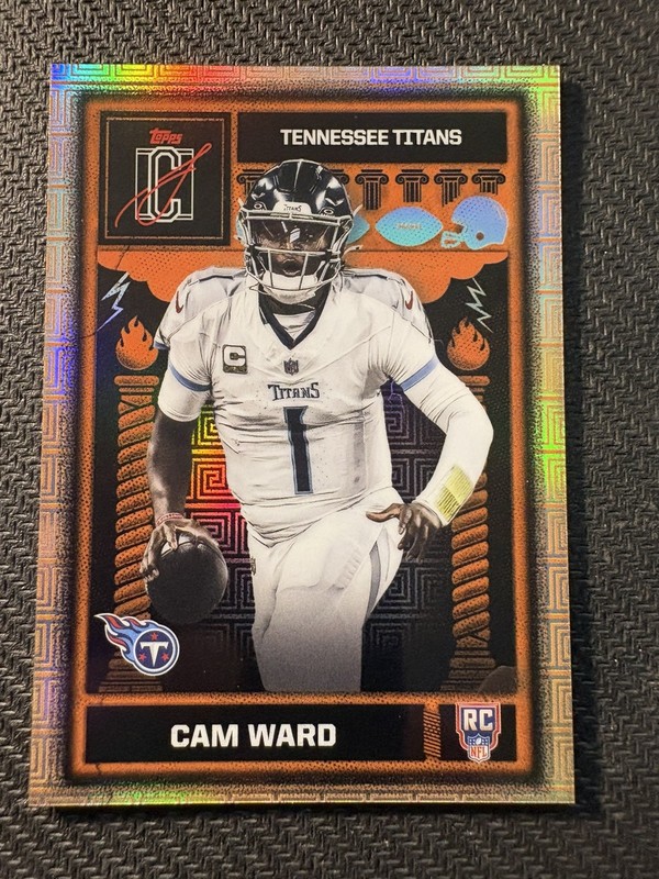 🔥 CASE HIT 💥 2025 Topps Odyssey Cam Ward OD-20 Rookie SP Tennessee Titans 🔥