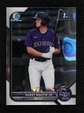 2022 Bowman Chrome Prospects Lava Refractor 279/399 Robby Martin Jr #BCP-43 4b9