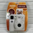 Fujifilm Instax Mini SE Instant Camera Bundle Bonus 10 Pack Mini Film Gray NEW