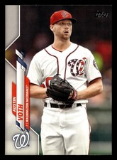 Austin Voth 2020 Topps #454 Washington Nationals Baseball *033
