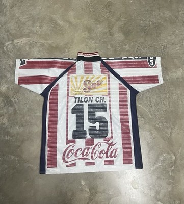 Vtg 1994 1995 Chivas Guadalajara ABA Sport Jersey XL Tilon Chavez 15 Mexico