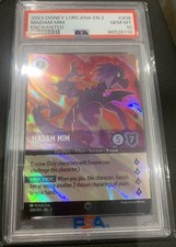 2023 Disney Lorcana EN 2 Floodborn Madam Mim 208 Enchanted PSA 10