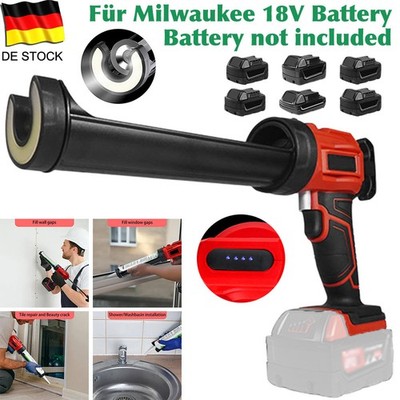 Für Milwaukee 18V Akku 4 Gear Kabellos Glas Kartuschenpresse Kartuschenpistole