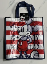 Walt Disney's Mickey Mouse  "Ahoy There 1928" Reusable Tote Bag 12x13-in. NWT
