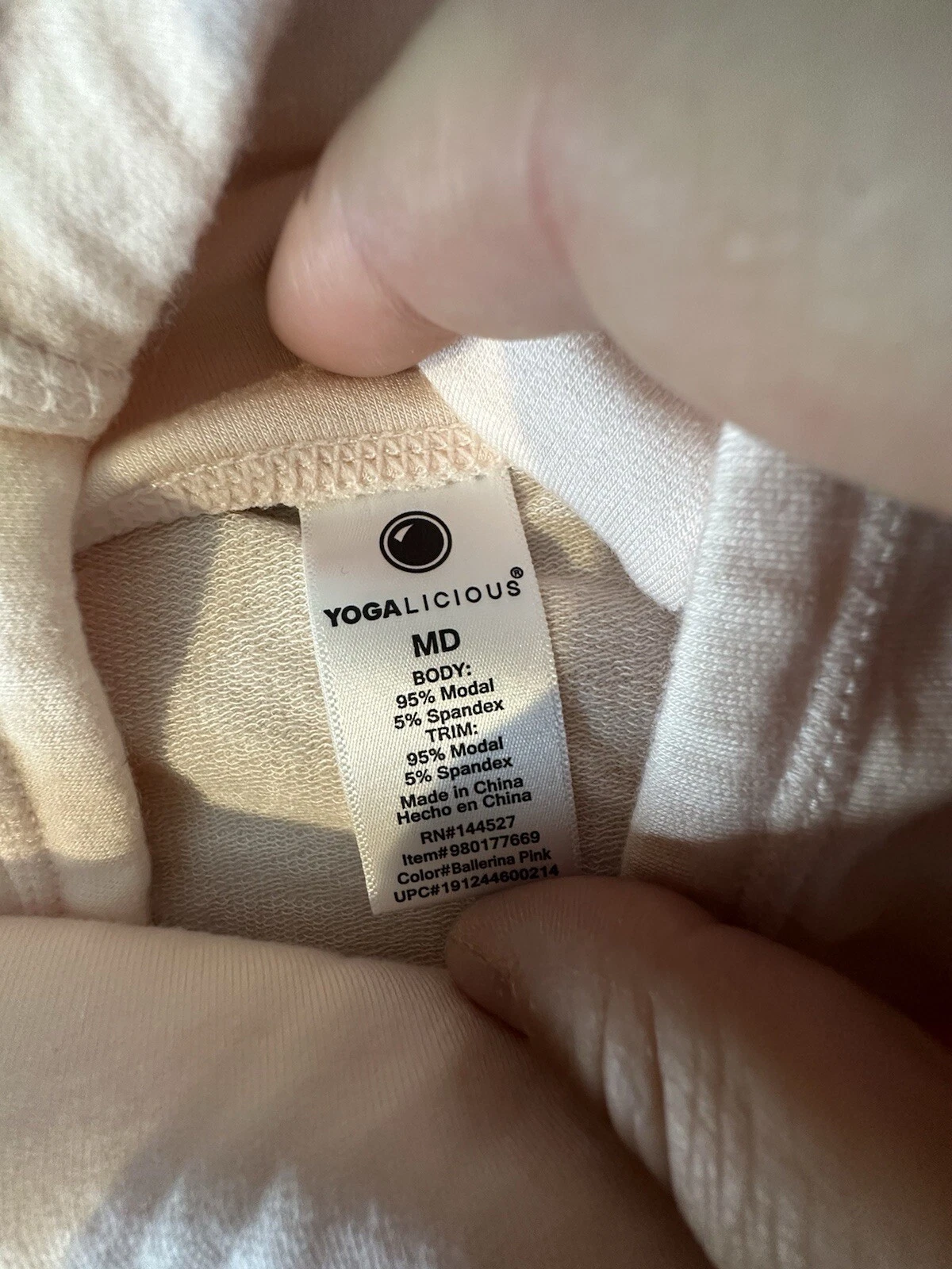 yogalicious ballerina mock neck modal k8-3 sweatshirt