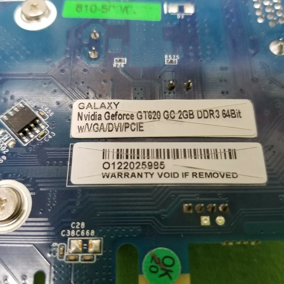 Galaxy Nvidia GT 620 PCIe 2.0 Graphics Card 2GBDDR3 DVI VGA 64-Bit 62TPF4DC3FNZ - Image 3 of 3