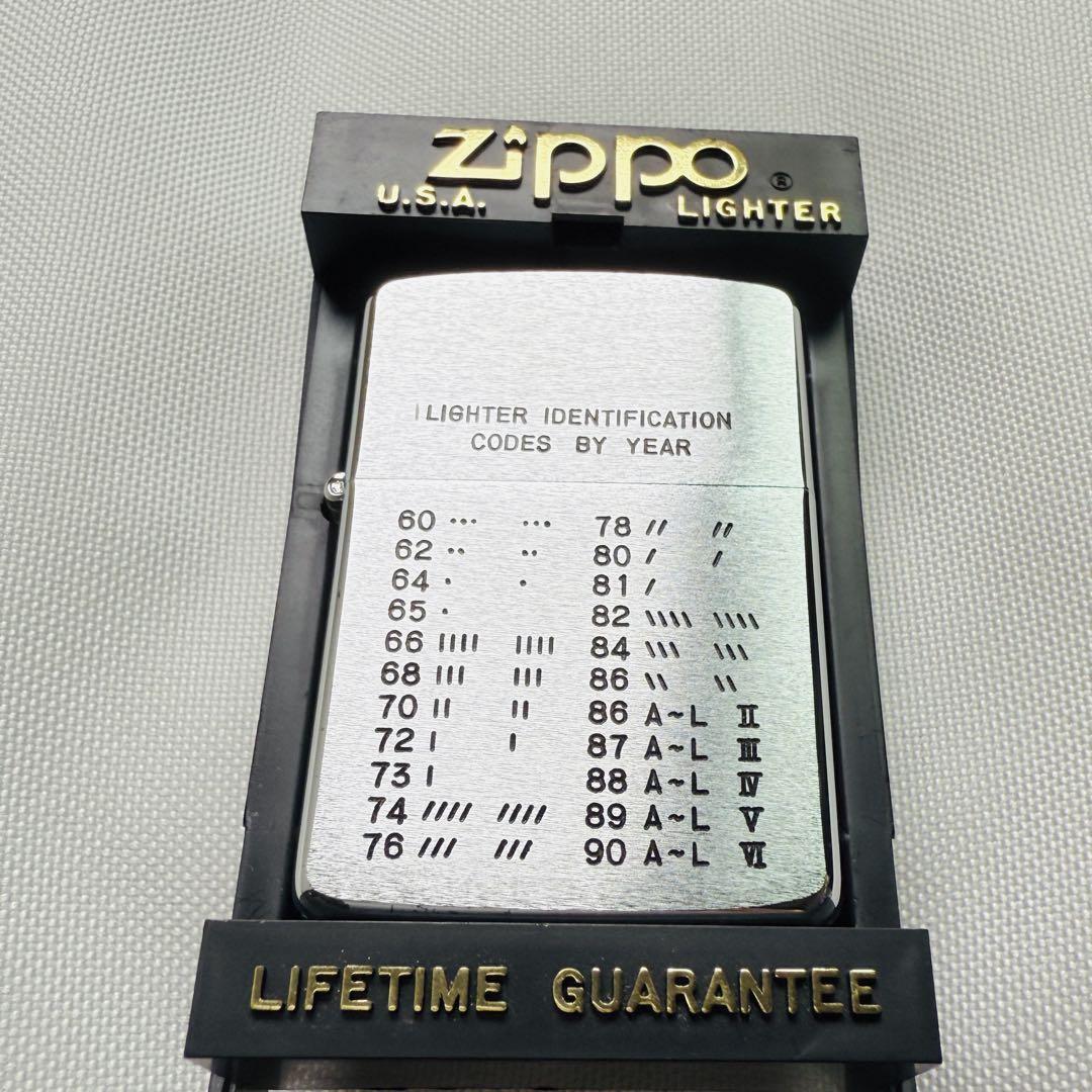 Zippo Bottom Code Manufacturing History 1988 Rare Item Cursive From Japan Used